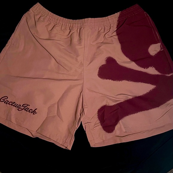 mastermind × cactus jack shorts L Cactus Jack Travis Scott Mastermind Skull Mauve Size Medium
